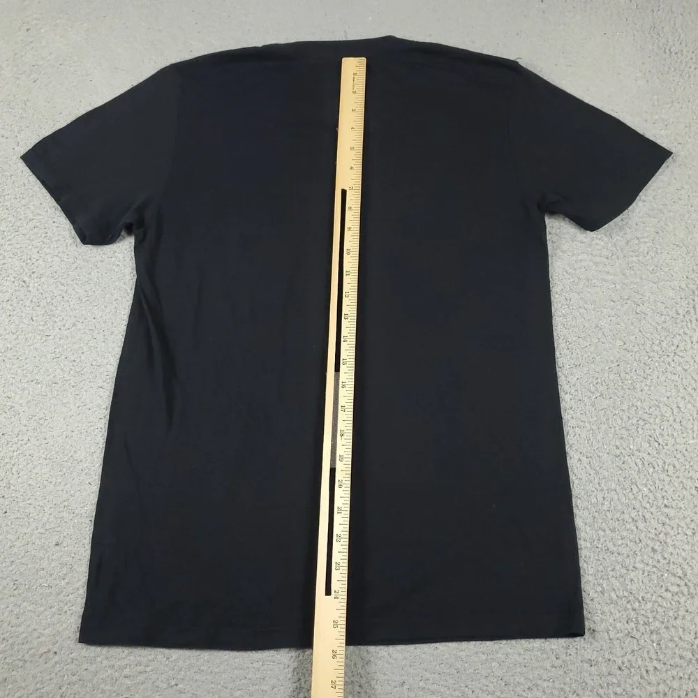 Adidas T Shirt Mens Small Black Logo Casual Short Sleeve Adult
